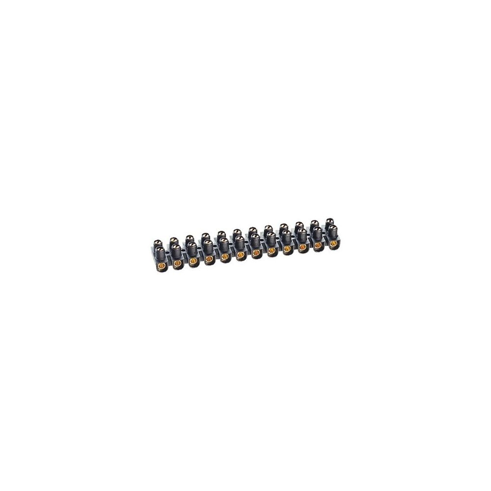 Legrand - Barette 2 x 12 nylbloc noire vg 25 - Accessoires de câblage