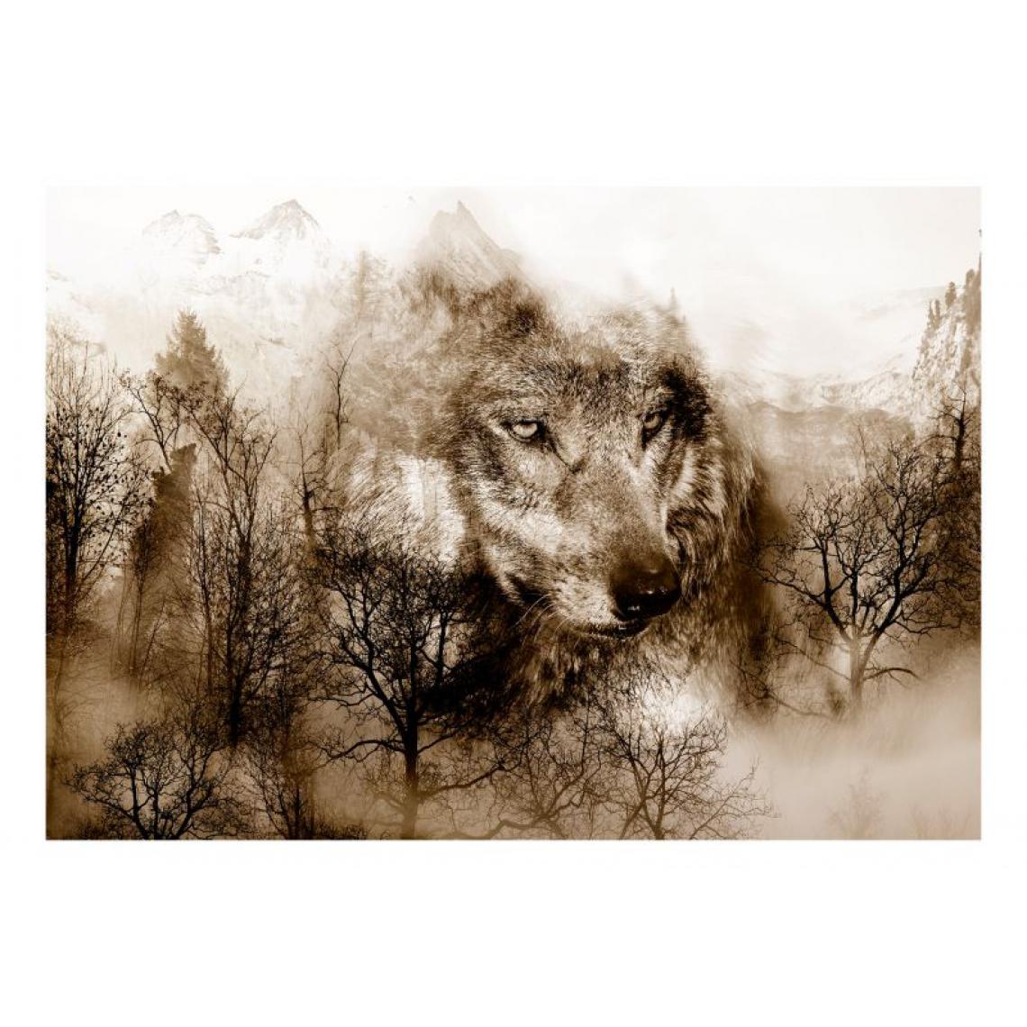 Artgeist - Papier peint - Mountain Predator (Brown) .Taille : 300x210 - Papier peint