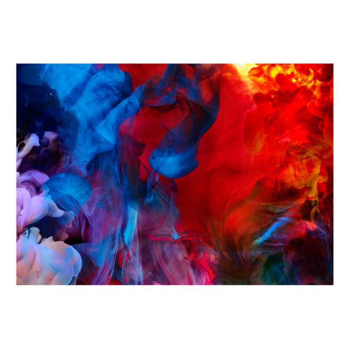 Artgeist - Papier peint - Colored flames .Taille : 350x245 - Papier peint