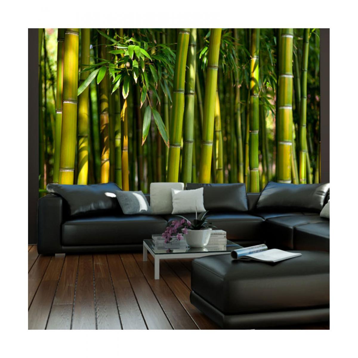 Artgeist - Papier peint - Forêt de bambous asiatique 200x154 - Papier peint