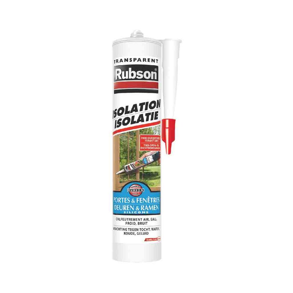 Rubson - RUBSON - Mastic isolation translucide 280 ml - Mastic, silicone, joint