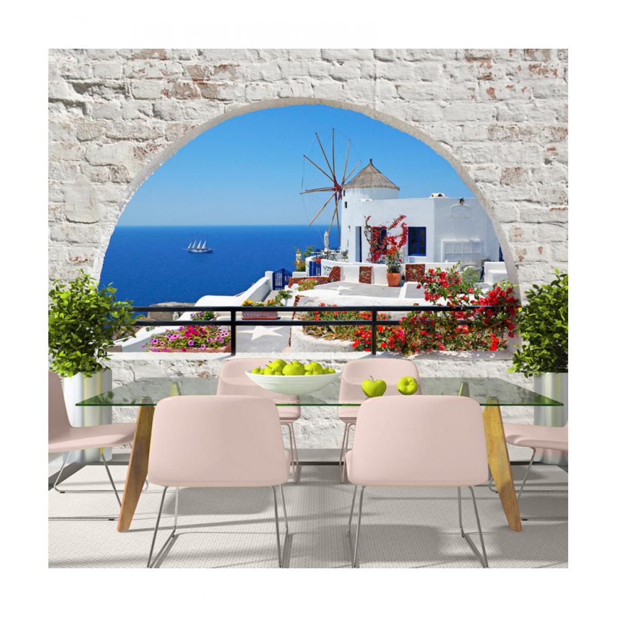 Artgeist - Papier peint - Summer in Santorini 350x245 - Papier peint