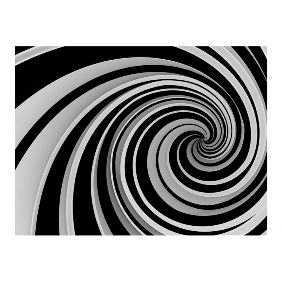 Artgeist - Papier peint - Black and white swirl .Taille : 300x231 - Papier peint