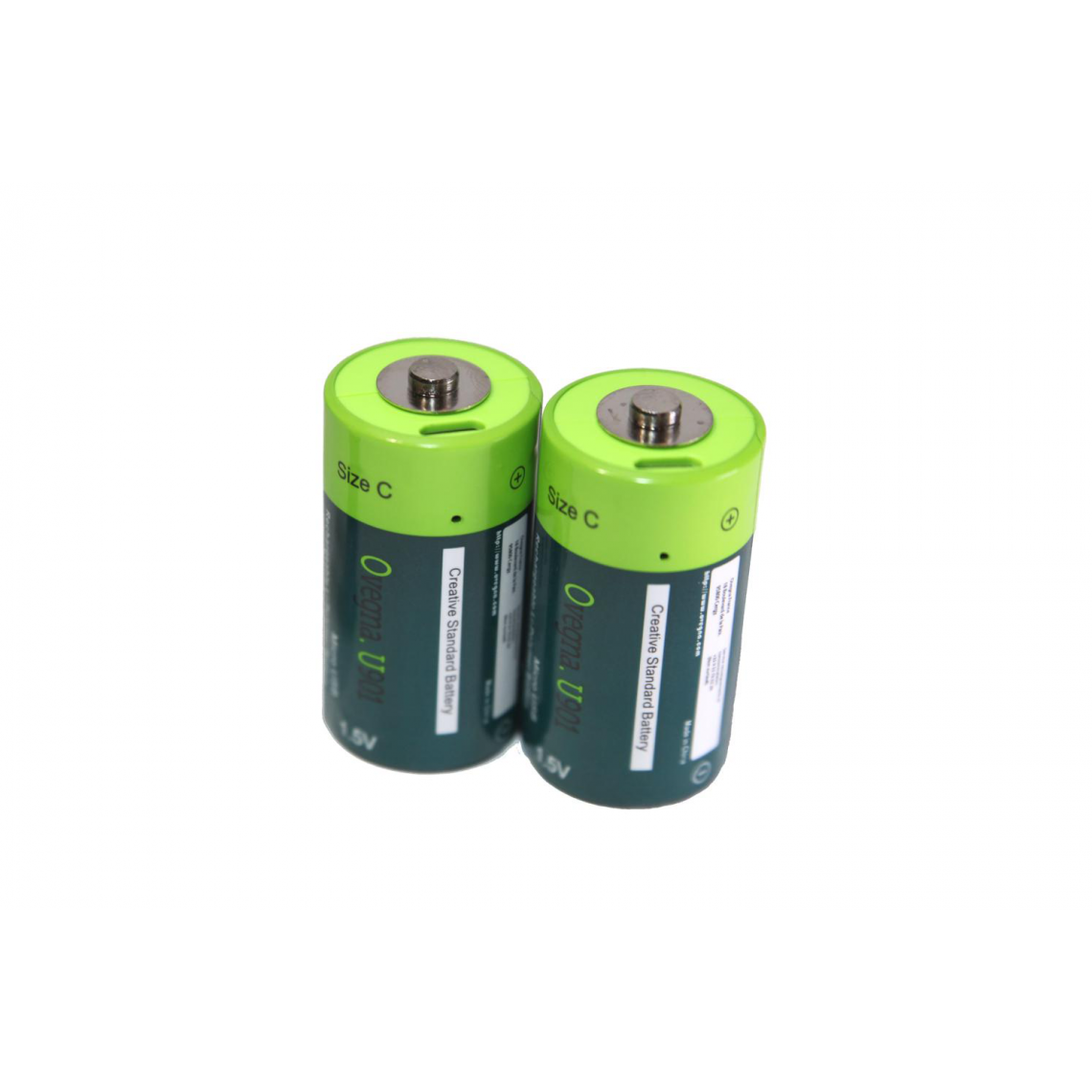 Ovegna - Ovegna U901 : Piles C légères, en Lithium-ION (Non NiMH, Non alcalines), 3000 mAh, Rechargeables par entrée Micro USB - Piles rechargeables