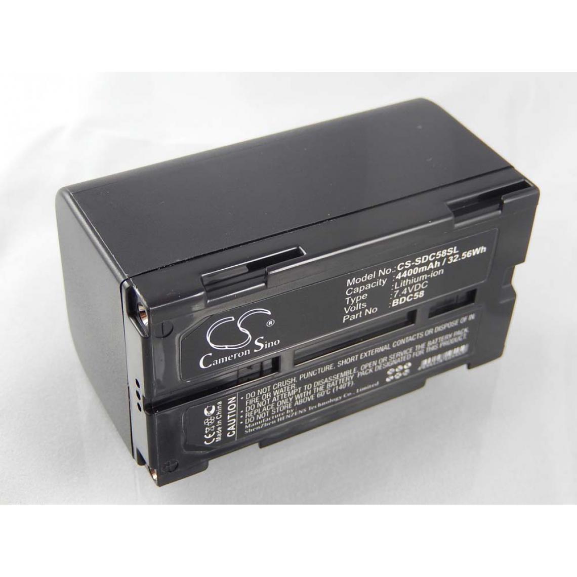 Vhbw - vhbw Batterie compatible avec Sokkia SDL30M Digital Level, SDL50, SDL50 Digital Level, SET200 outil de mesure (4400mAh, 7,4V, Li-ion) - Piles rechargeables