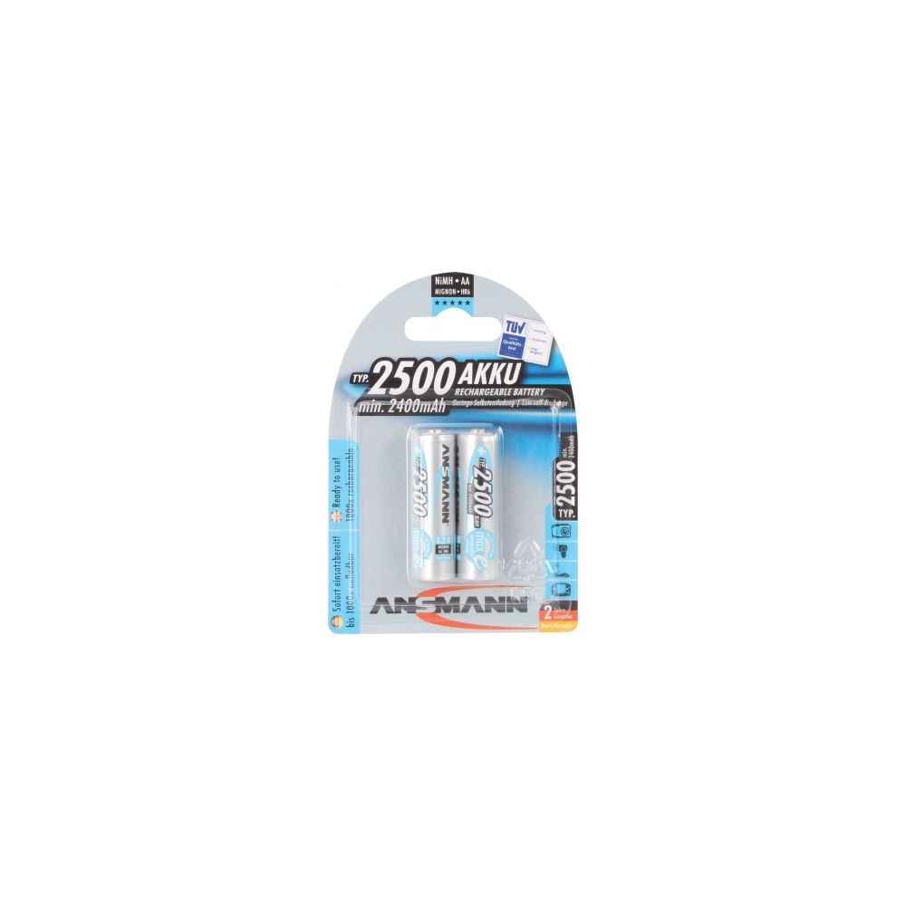 Ansmann - ANSMANN Batteries 5035432 HR6 / AA blister de 2 - Piles standard