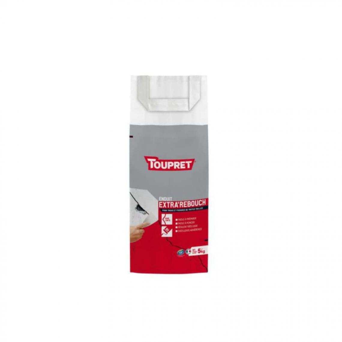Toupret - Extra Rebouch TOUPRET en Poudre 5Kg - BCREB05 - Mastic, silicone, joint