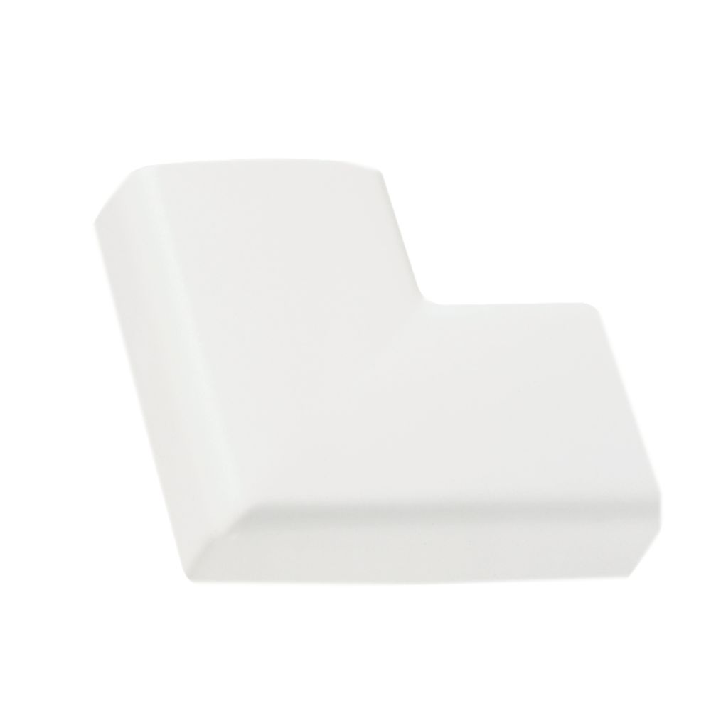 Iboco - angle plat modulable - 80 x 22 - blanc - tm optima - iboco 08878 - Moulures et goulottes