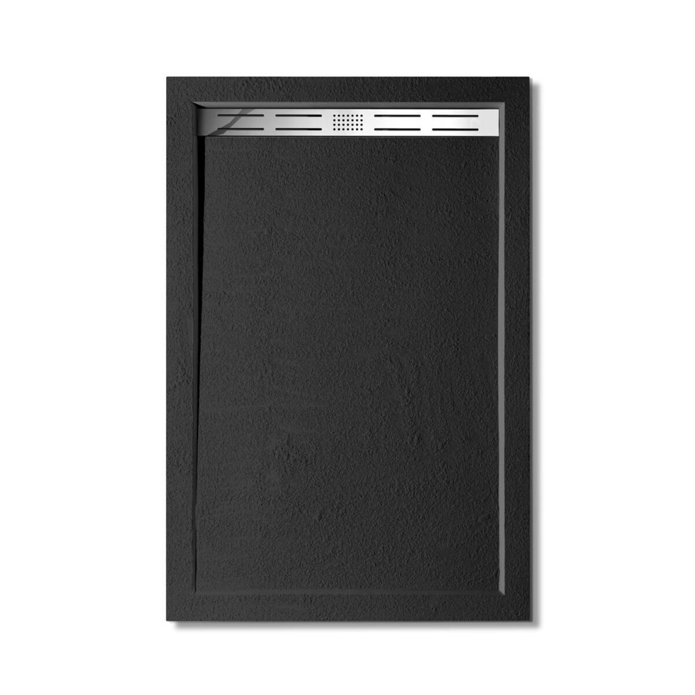 marque generique - Receveur de douche 100x90cm rectangle noir - Receveur de douche