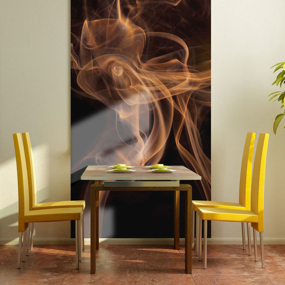 marque generique - 200x154 Papier peint Moderne Abstractions Contemporain Smoke art - Papier peint