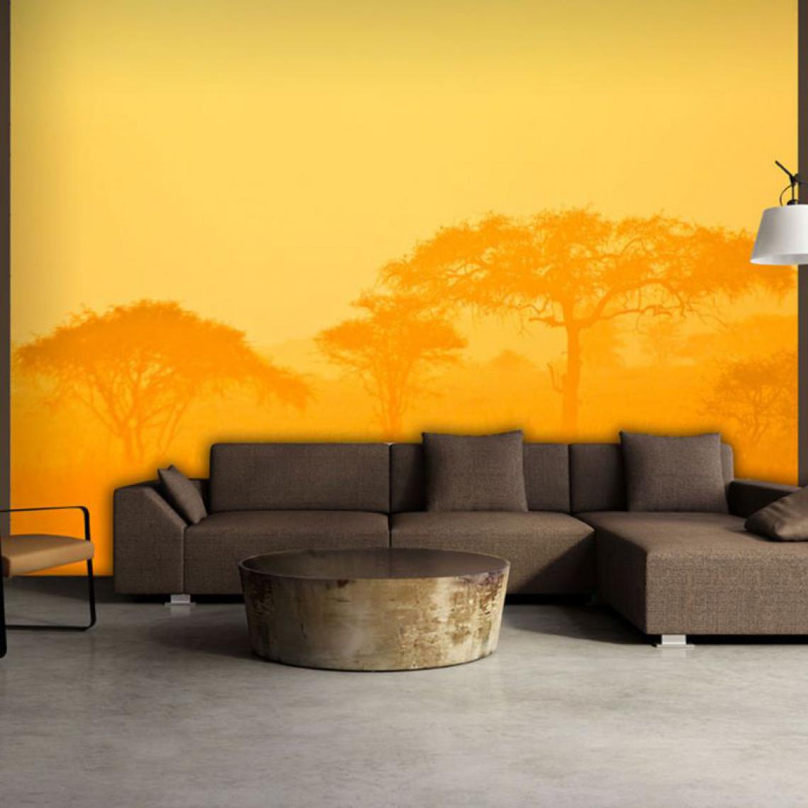 Artgeist - Papier peint - Orange savanna .Taille : 350x270 - Papier peint