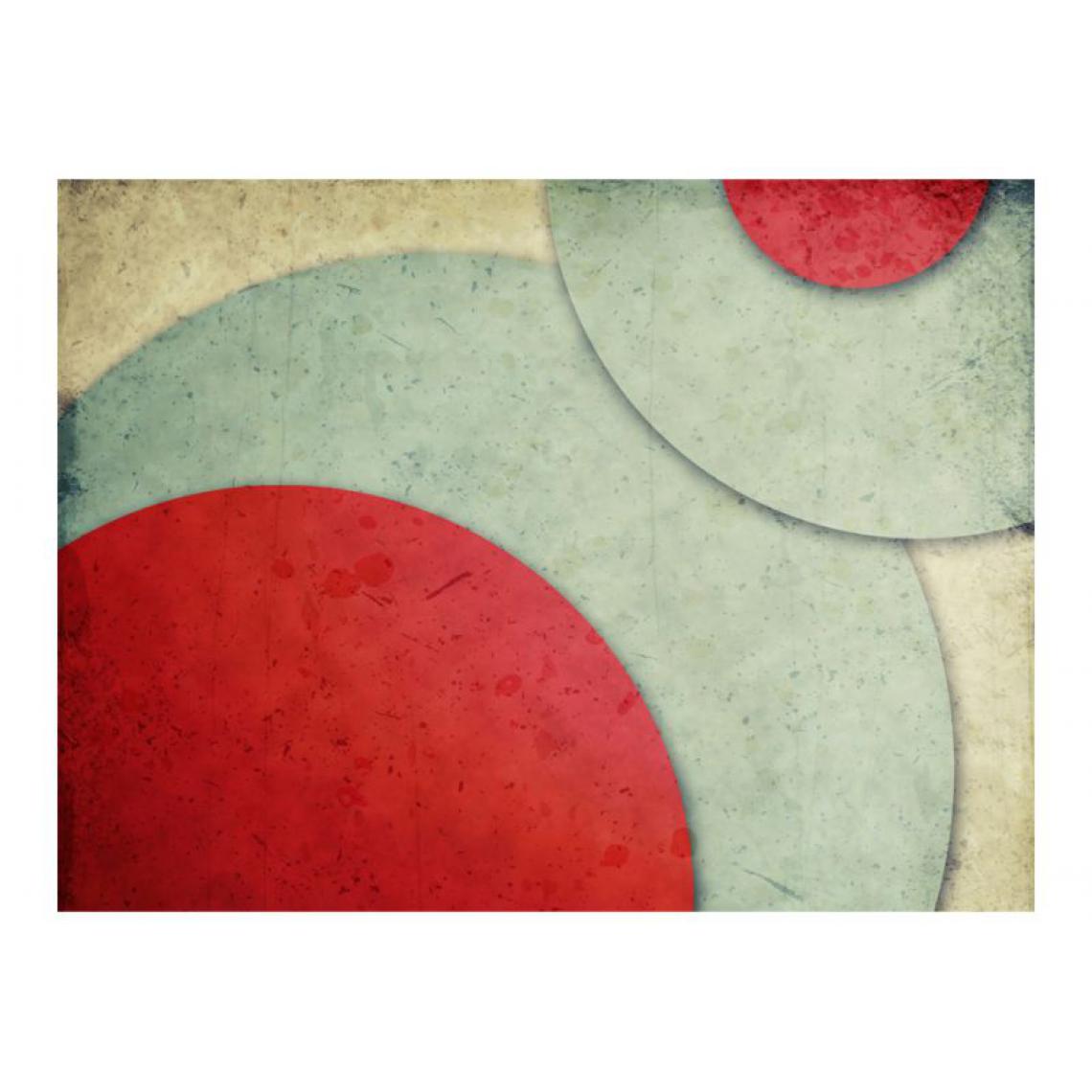 Artgeist - Papier peint - cercles - rétro .Taille : 200x154 - Papier peint