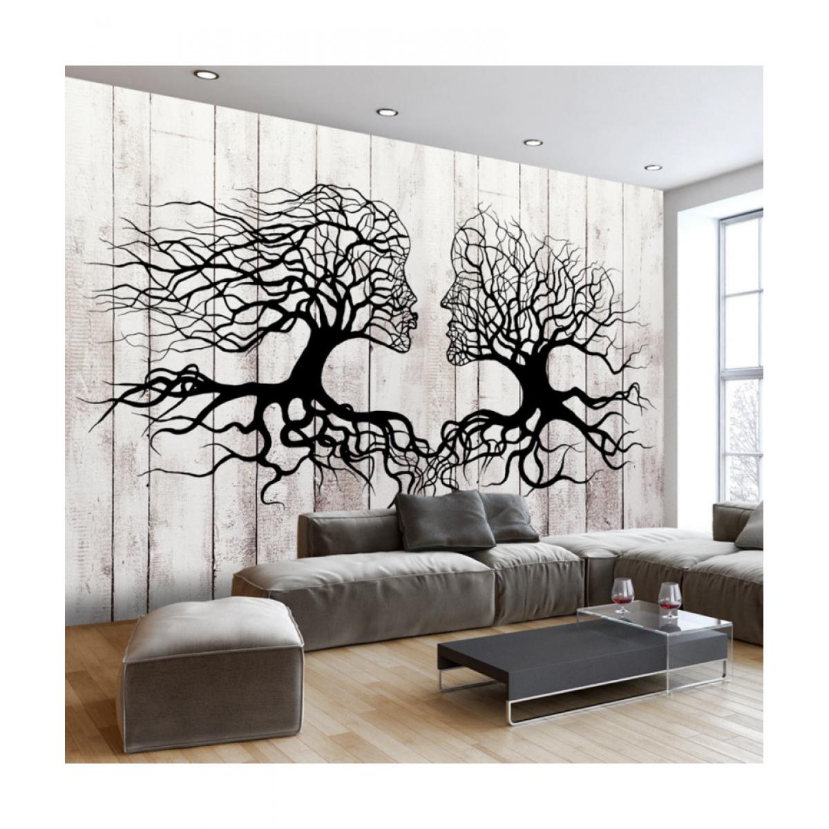 Artgeist - Papier peint - A Kiss of a Trees 100x70 - Papier peint