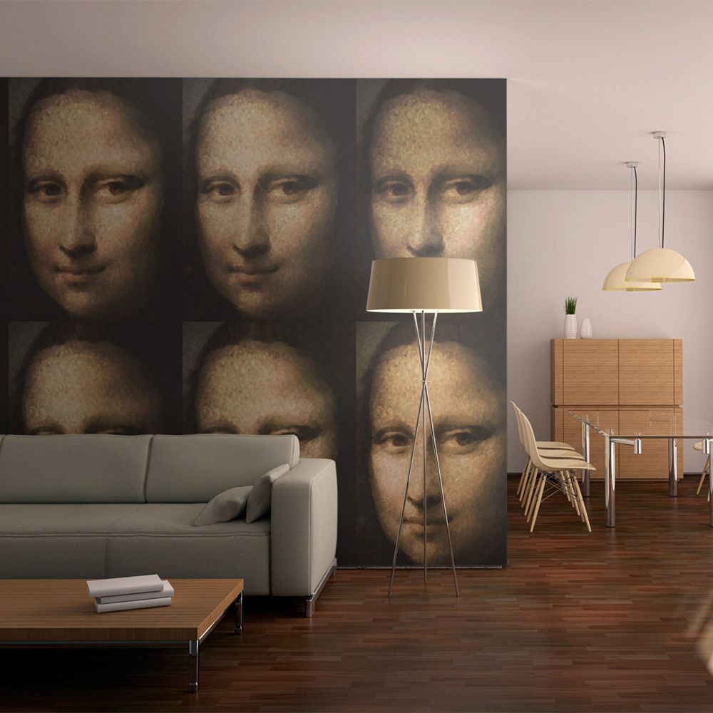 Bimago - Papier peint | Portrait de Mona Lisa | 250x193 | | - Papier peint