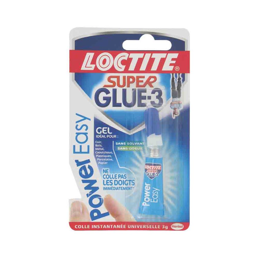 Loctite - LOCTITE - Super Glue 3 Power easy gel 3 g - Mastic, silicone, joint