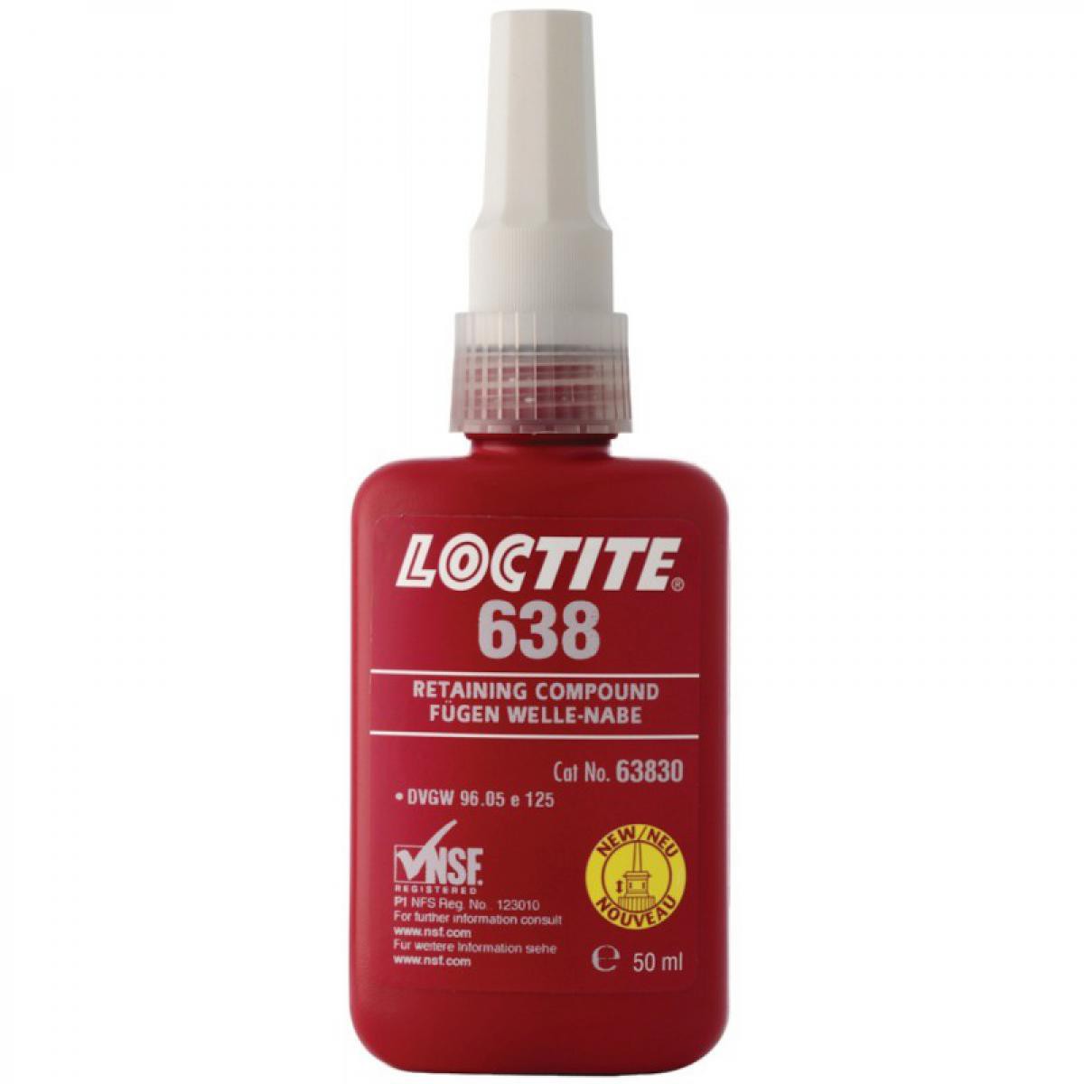 Loctite - Lubrifiant roulement LOCTITE 638 - 10ml FL - Mastic, silicone, joint