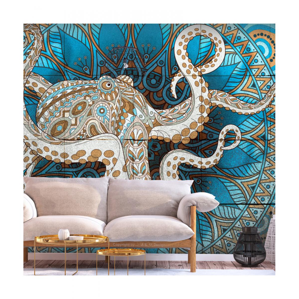 Artgeist - Papier peint - Zen Octopus 100x70 - Papier peint