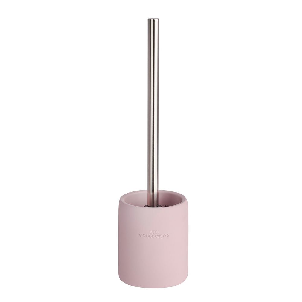 Wenko - Brosse WC The Collection rose - Abattant WC