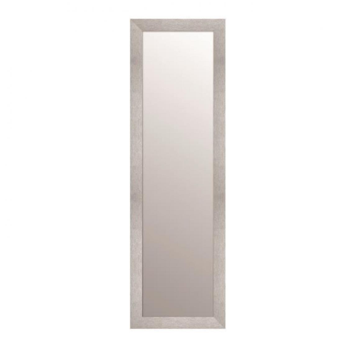 Icaverne - MIROIR TEXA Miroir rectangulaire 30x120 cm Argent - Miroir de salle de bain