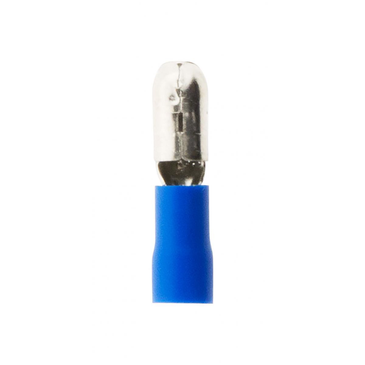 Zenitech - 10 cosses bleu Fiches mâles 5 mm - Zenitech - Accessoires de câblage