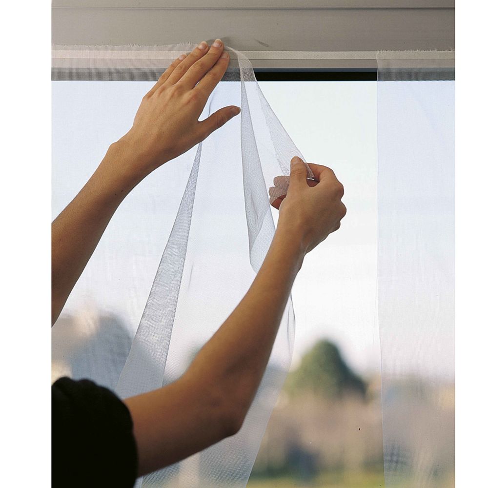 Provence Outillage - Moustiquaire souple 1 panneau blanc 150 x 180 cm - Moustiquaire Fenêtre