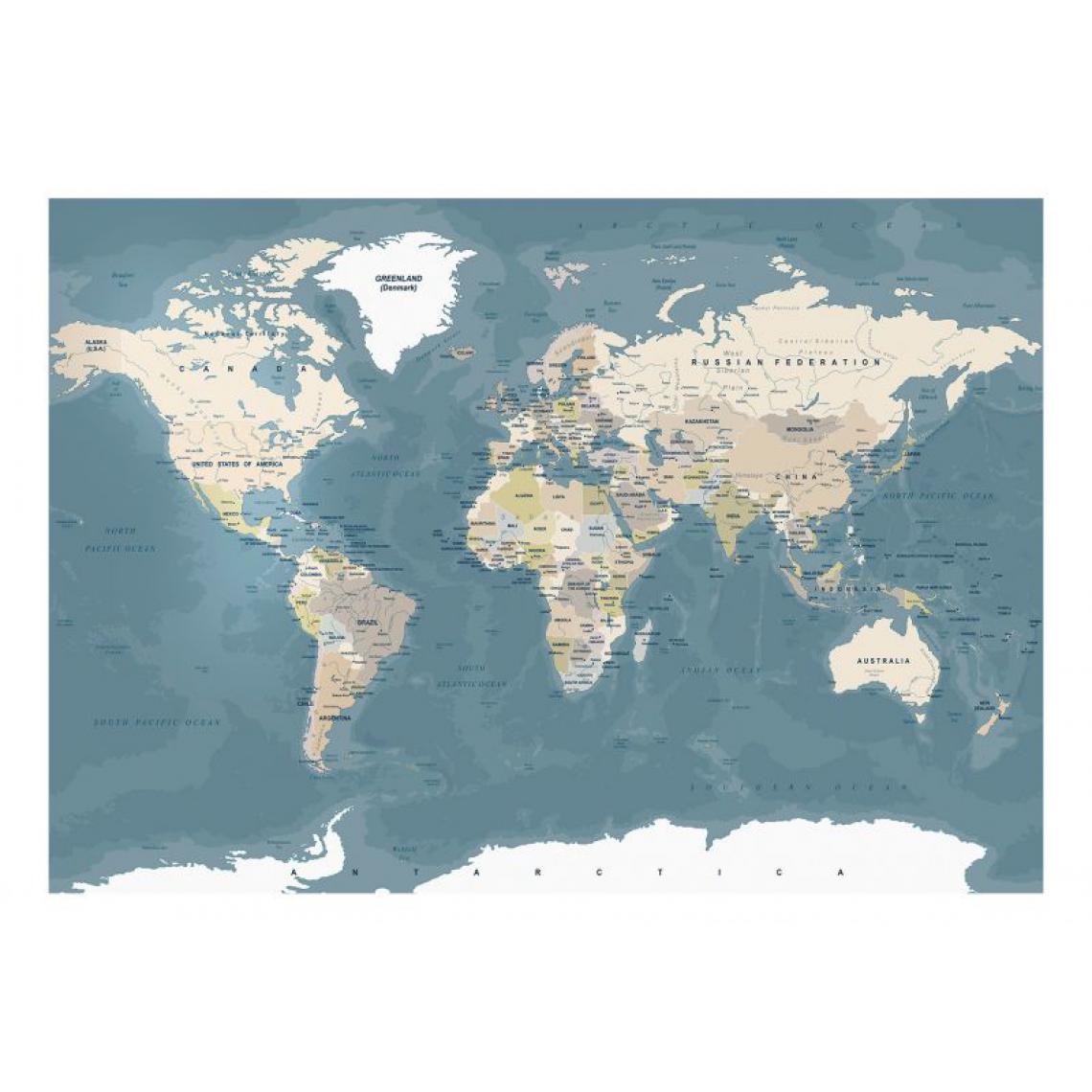 Artgeist - Papier peint - Vintage World Map .Taille : 250x175 - Papier peint