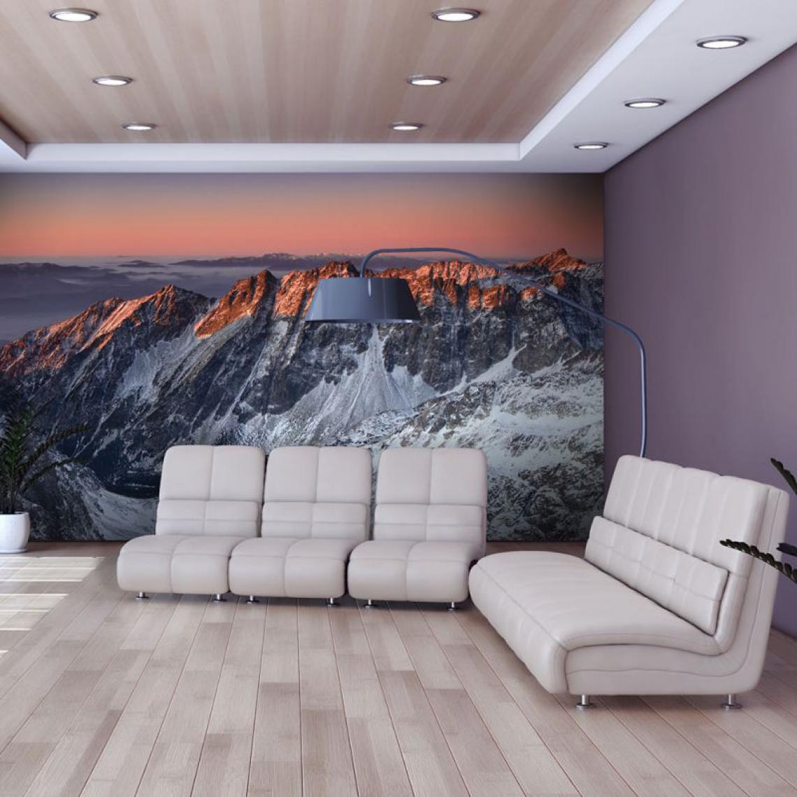 Artgeist - Papier peint - Beautiful sunrise in the Rocky Mountains .Taille : 300x231 - Papier peint
