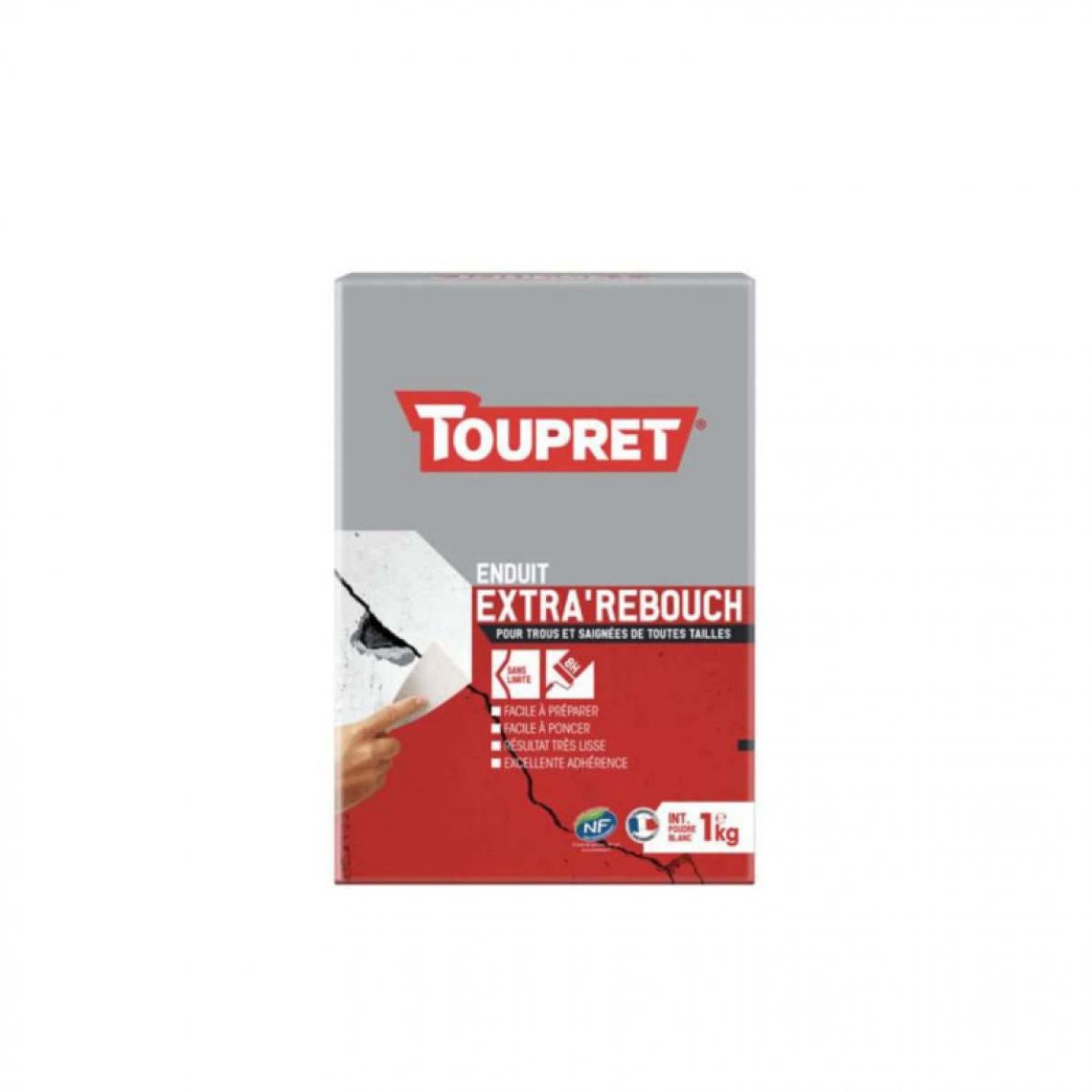 Toupret - Extra Rebouch TOUPRET en Poudre 1Kg - BCREB01 - Mastic, silicone, joint