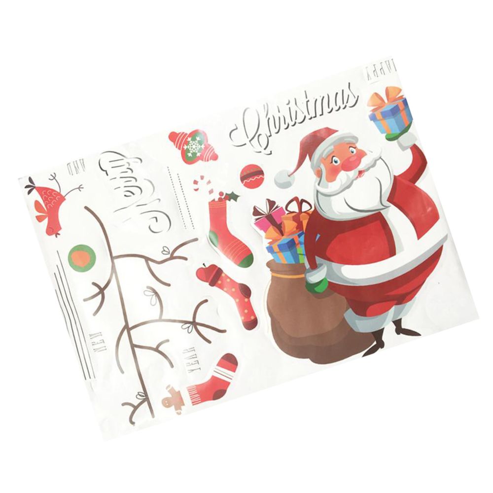 marque generique - Autocollant de Noël cadeau Stickers de Noël - Décor carrelage mural