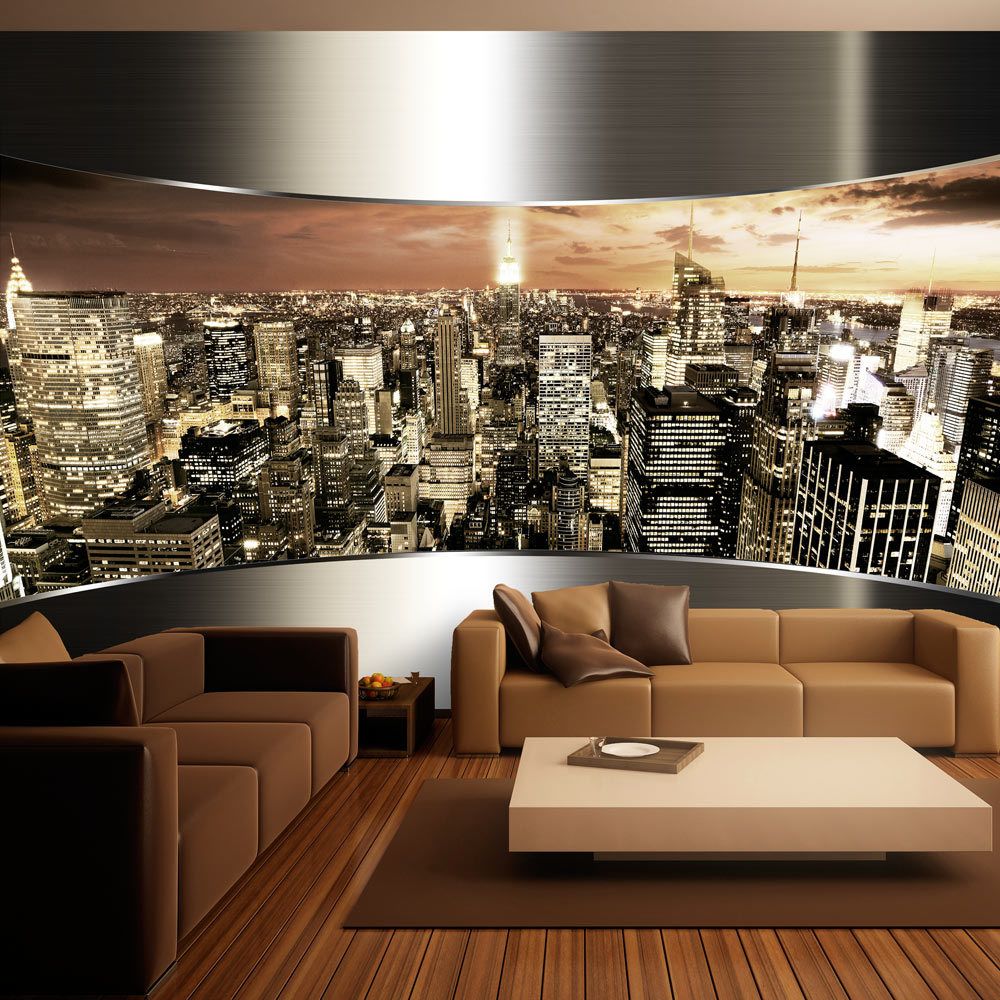 marque generique - 250x175 Papier peint New York Ville et Architecture Contemporain Panorama de New York - Papier peint