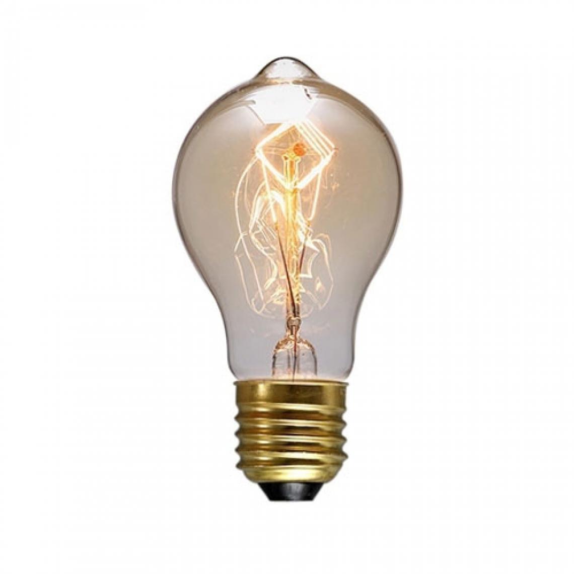 Wewoo - E27 40W rétro ampoule à incandescence à Vintage filamentAC 220V A19 Spirai - Ampoules LED