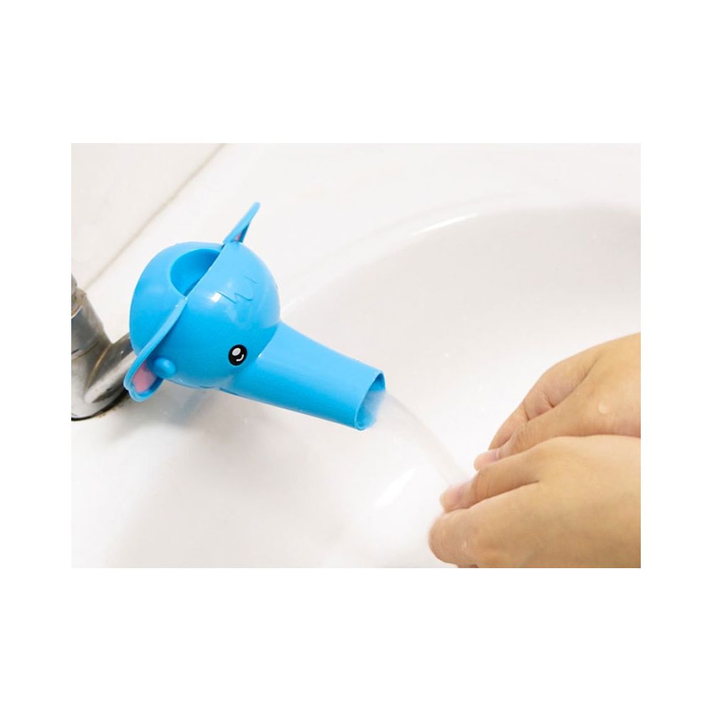 Shop Story - Prolongateur de robinet en forme d’éléphant bleu - Robinet de lavabo