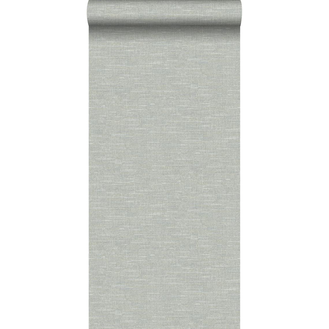 Origin - Origin papier peint lin bleu gris - 347639 - 0.53 x 10.05 m - Papier peint