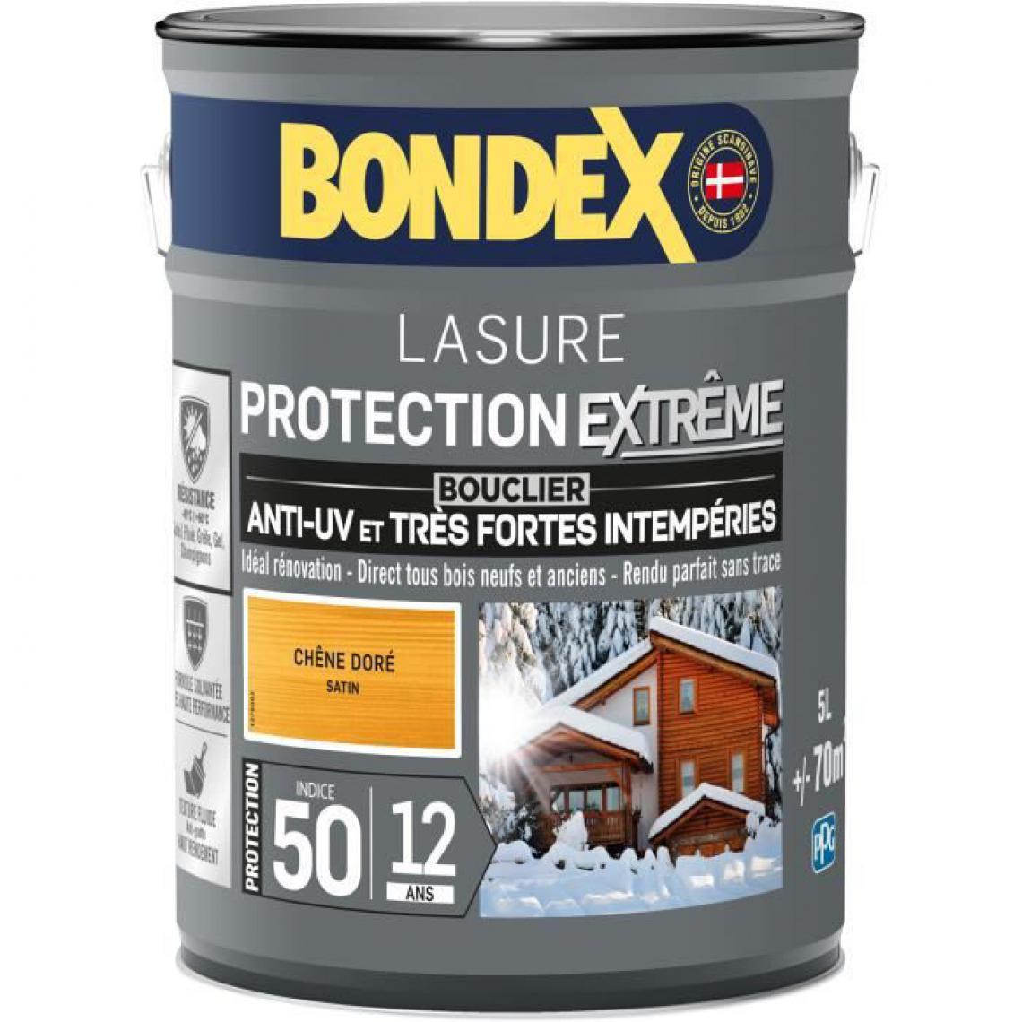 Bondex - Lasure pour bois protection extrême 12 ans chêne doré 5L Bondex - Peinture & enduit rénovation