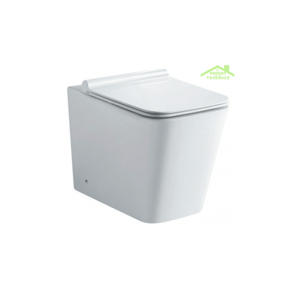 Karag - Pack WC à poser sans bride Rimless NENY 60x41,5x35 cm - Sans le réservoir - WC