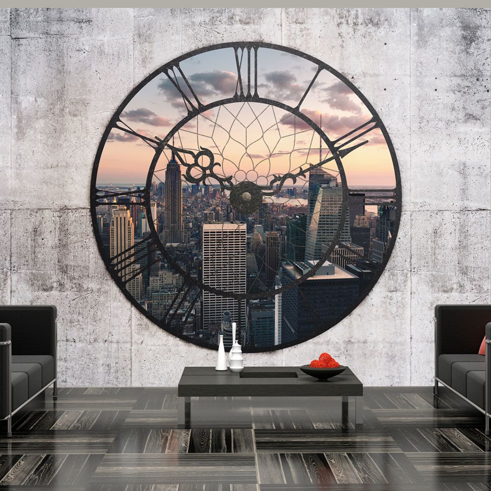 marque generique - 350x270 Papier peint New York Ville et Architecture Chic NYC Time Zone - Papier peint