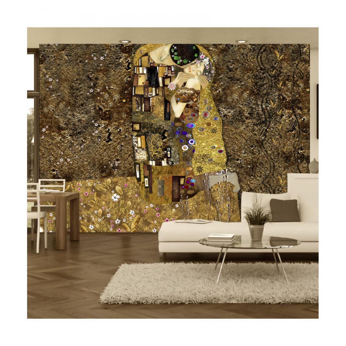Artgeist - Papier peint - Klimt inspiration - Golden Kiss 350x245 - Papier peint