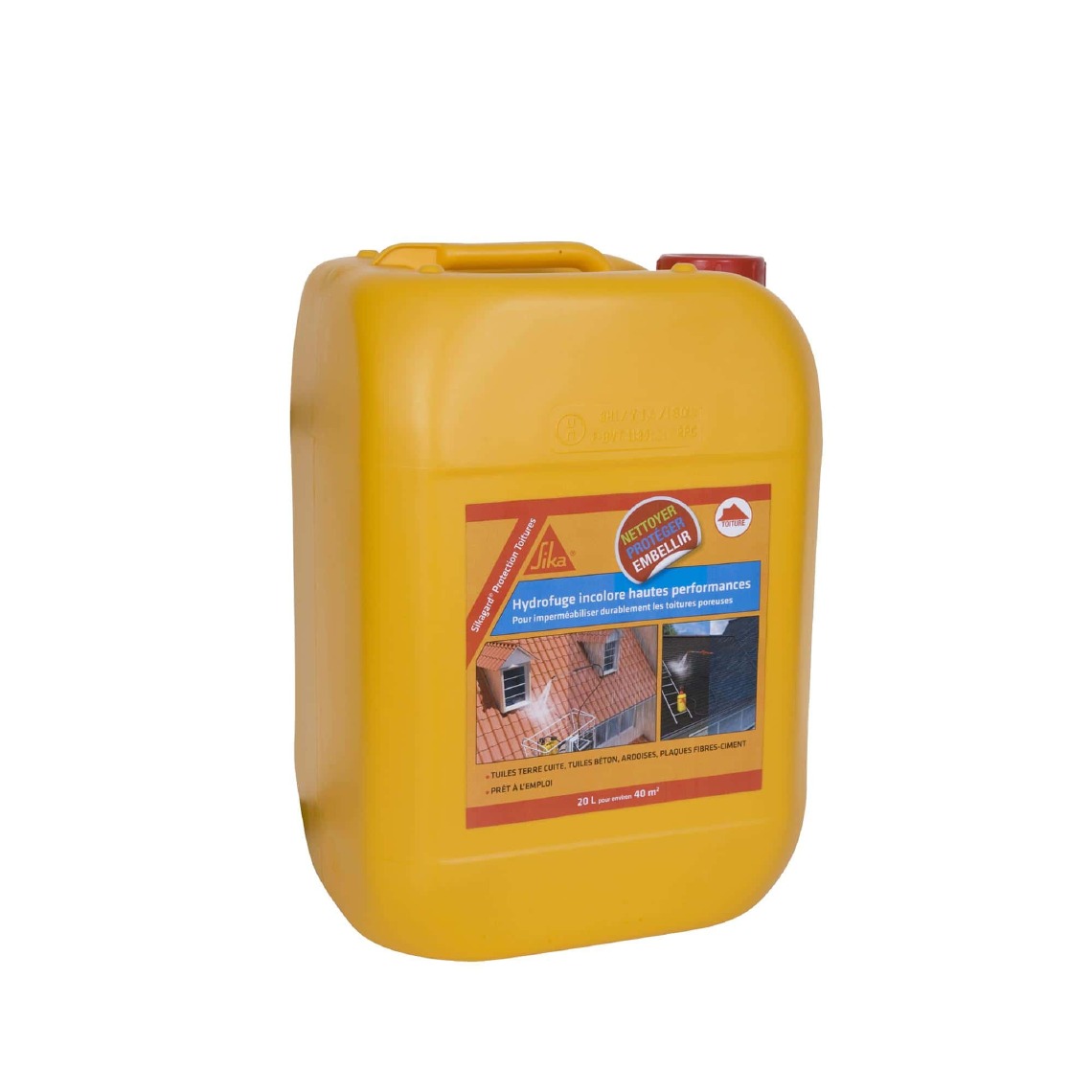 Sika - Hydrofuge SIKA Sikagard Protection Toiture - 20L - Peinture extérieure