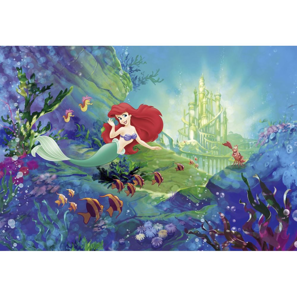 Komar - Papier peint Ariel La Petite Sirène Princesse Disney 368X254 CM - Papier peint