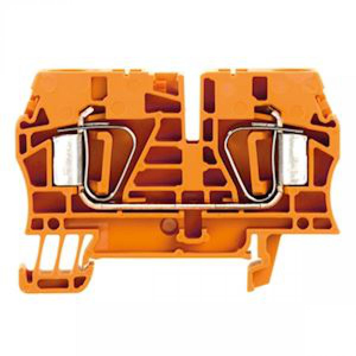 Weidmuller - bloc de jonction - passage - a ressort - zdu - 6 mm2 - 800v - 41a - orange - weidmuller 1636820000 - Autres équipements modulaires