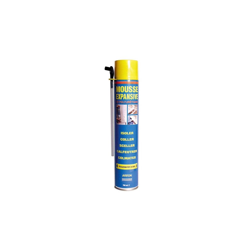 Outifrance - OUTIFRANCE - Mousse expansive en polyuréthane jaune 750 mL - Mastic, silicone, joint