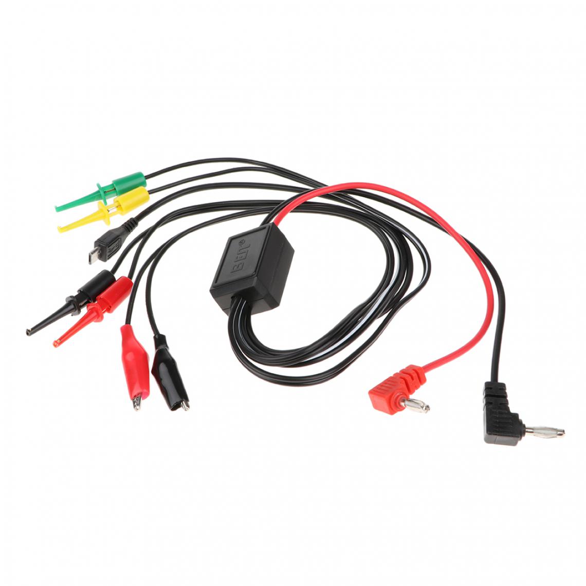marque generique - Câble de Test Pince Crochet Banana Plug Clip Testeur Outil de Réparation pour Téléphones Portables - Fils et câbles électriques
