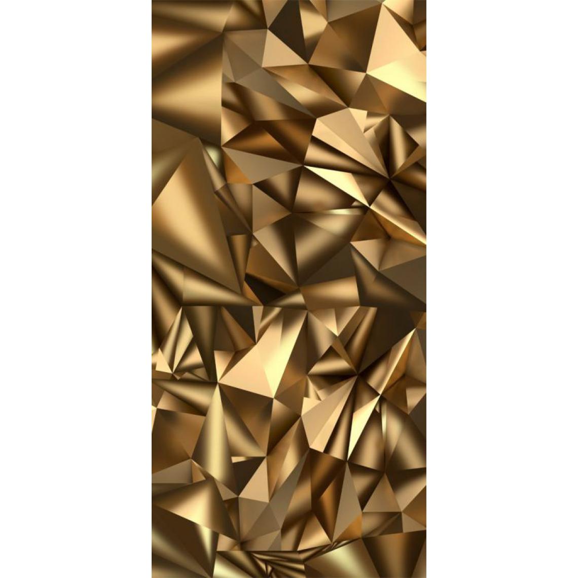 Artgeist - Papier-peint pour porte - Photo wallpaper - Golden Geometry I .Taille : 90x210 - Papier peint