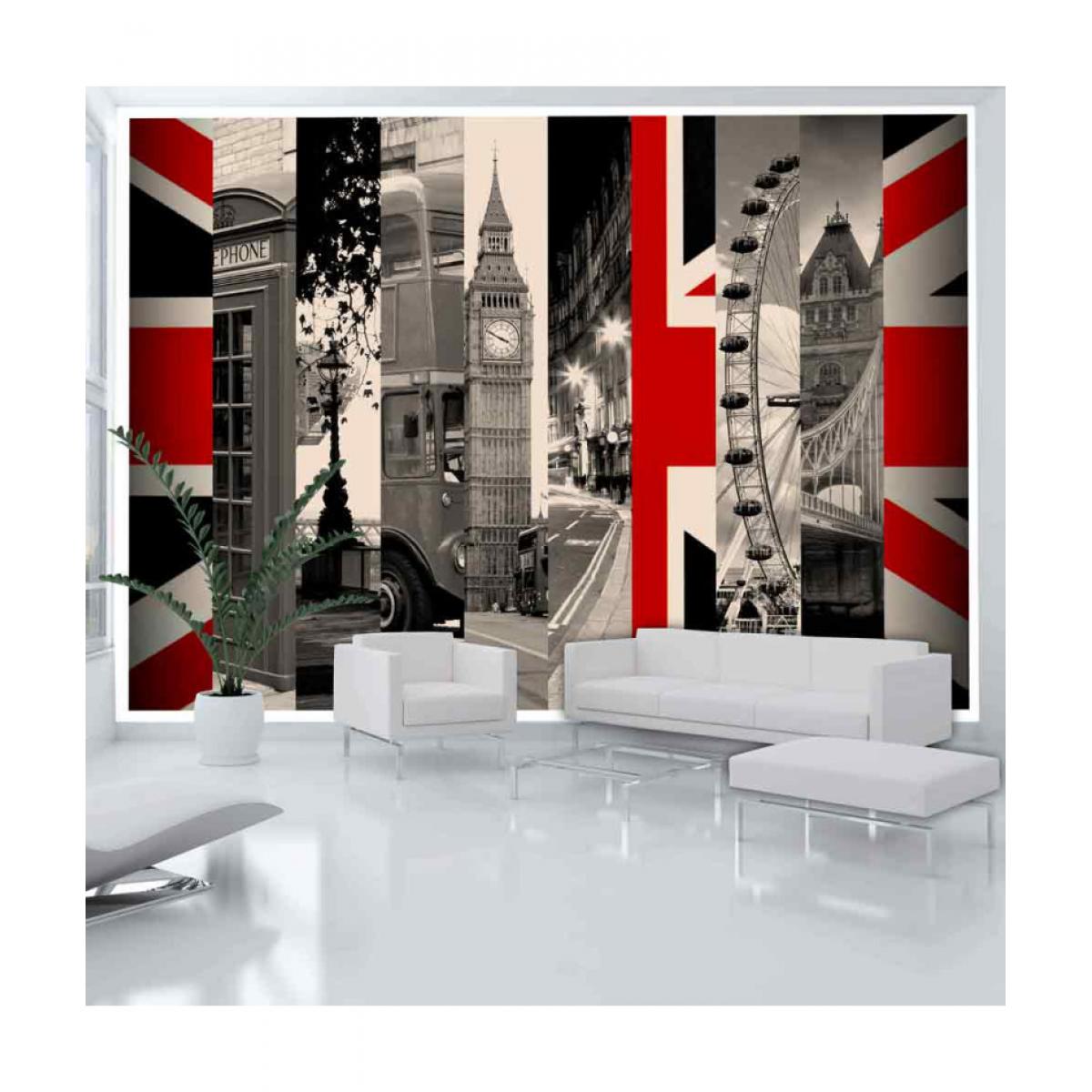 Artgeist - Papier peint - Symbols of London 100x70 - Papier peint
