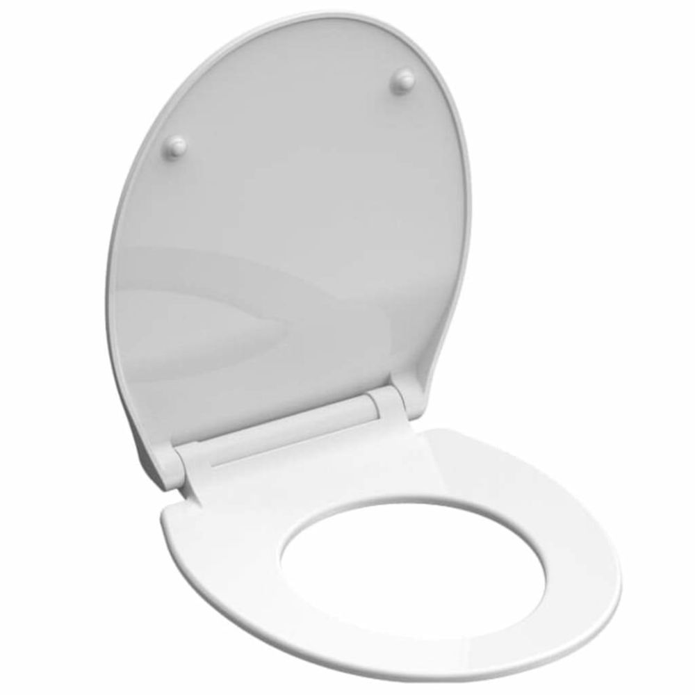 Schutte - SCHÜTTE Siège de toilette SLIM WHITE Duroplast - Abattant WC
