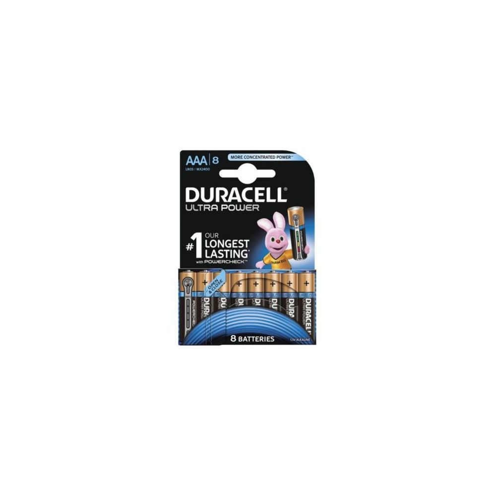 Duracell - Pile non rechargeable DURACELL AAA x8 Ultra Power LR03 - Piles rechargeables