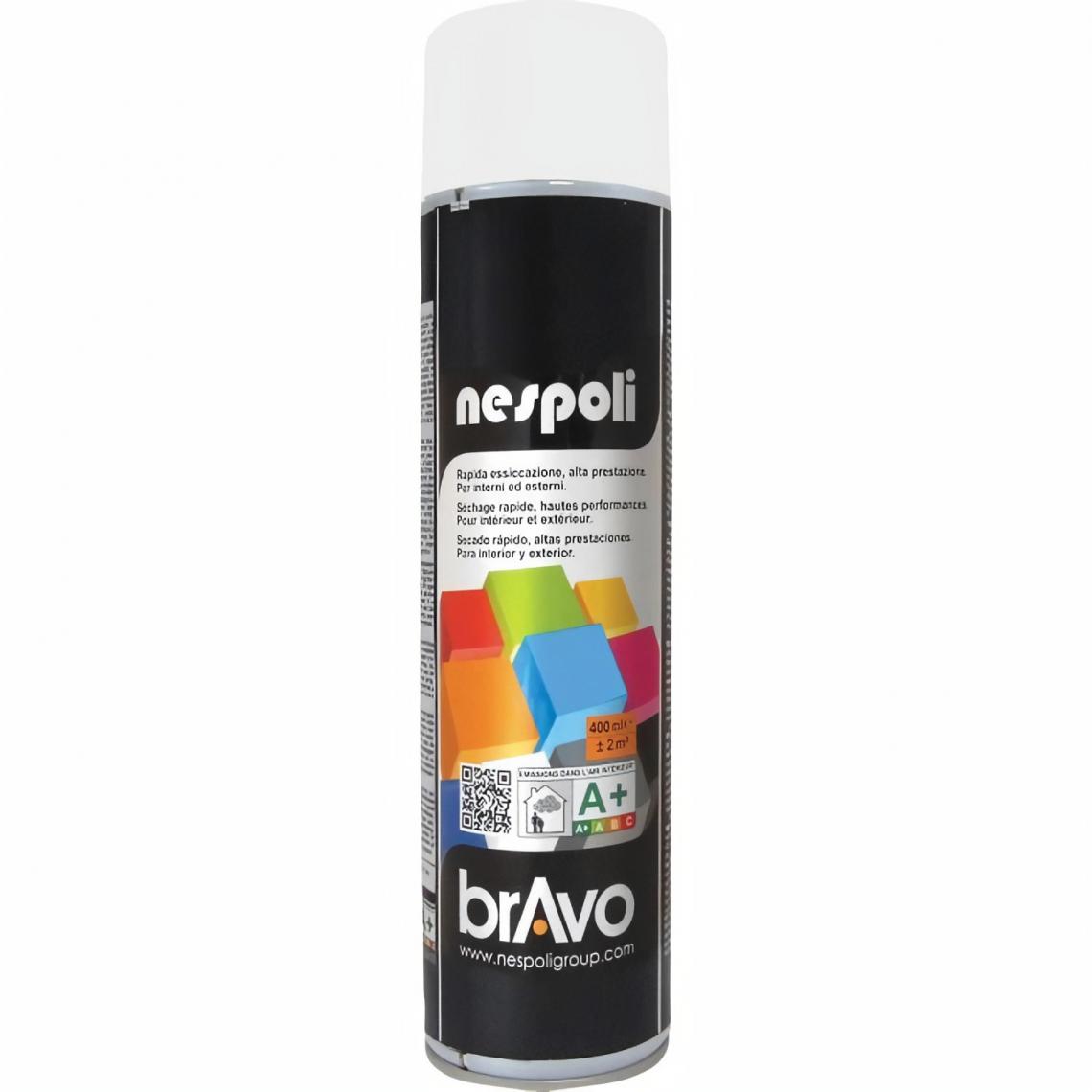 Nespoli - Aérosol peinture professionnelle blanc neige mat 600 ml, NESPOLI - Peinture & enduit rénovation
