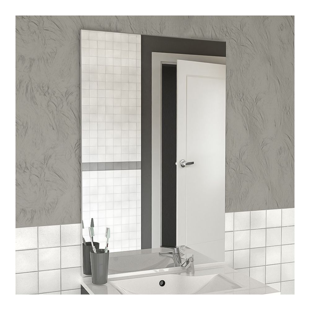 Creazur - Miroir MIRCOLINE - 80x105 cm - Miroir de salle de bain
