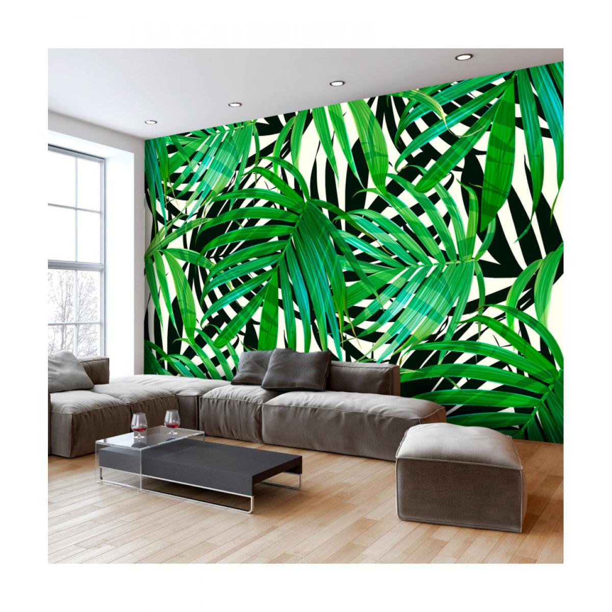 Artgeist - Papier peint - Tropical Leaves 200x140 - Papier peint