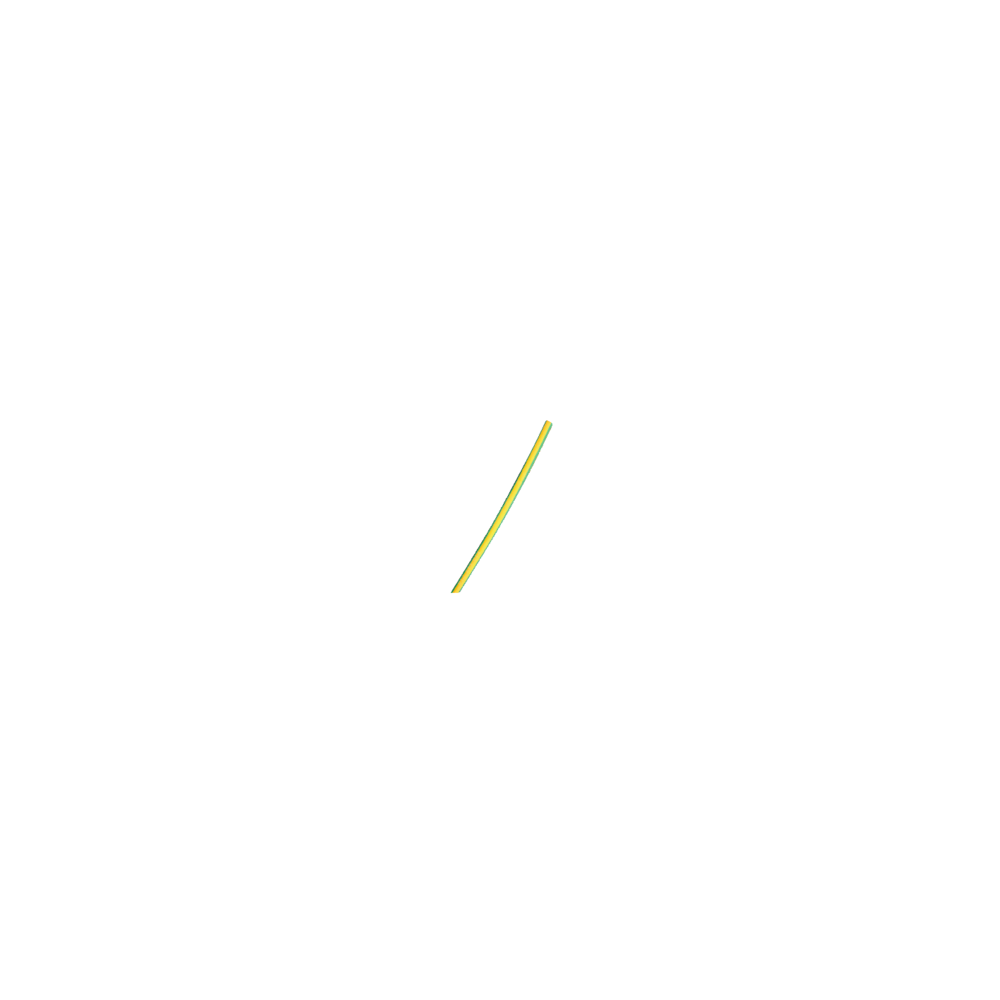 Bizline - gaine thermorétractable verte et jaune de 3 à 1 mm - Accessoires de câblage